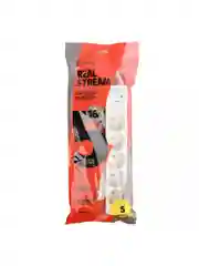 Белый сетевой фильтр Perfeo  REAL STREAM 5,0м 5 розеток 16А 3500 Вт тройная защита