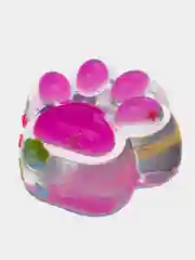 Разноцветный сквиш кошачья лапка, игрушка антистресс, таба лапа