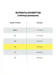 Конверт почтовый бумажный С5 (162х229 мм) клей, Куда-кому, 80 г/м2, 50 штук, 124199