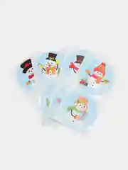 Ледяной наклейки-бирки новогодние, для упаковки подарка