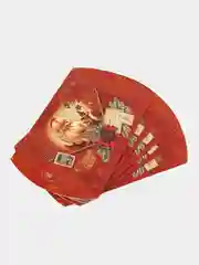 Вишнёвый коробка подарочная новогодняя складная фигурная в трех размерах