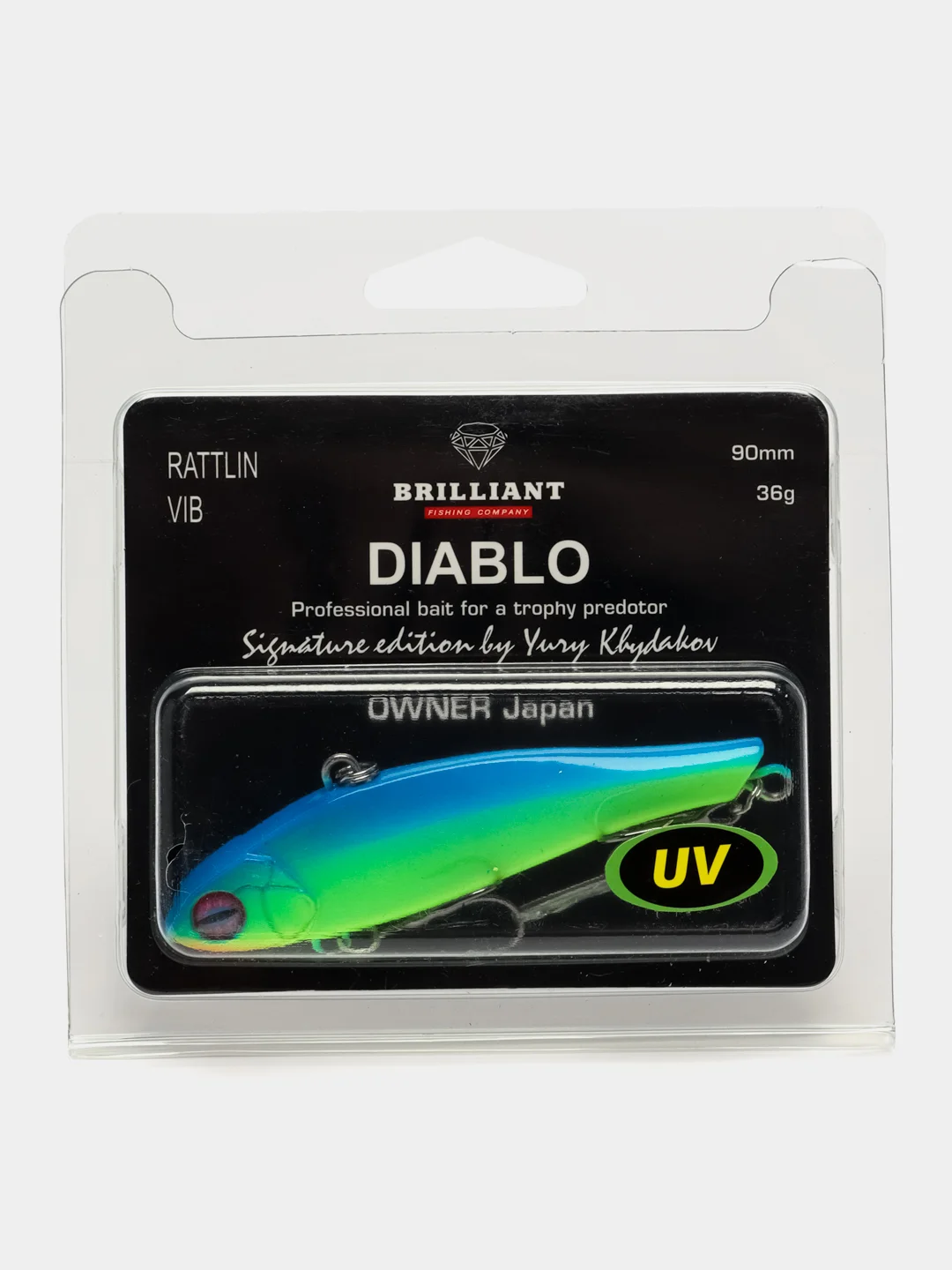 Индиго ратлин Brilliant Diablo Vib 90S mm, 36 г