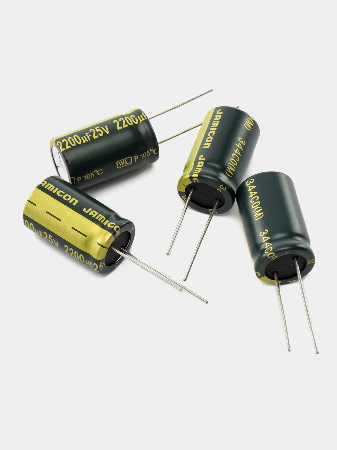 4 штуки 2200мкф 25В Конденсатор LOW ESR 2200UF 25V 105C 13х26 WL JAMICON