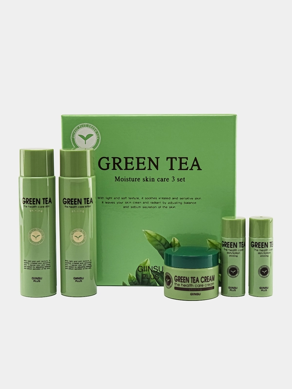 Набор для лица уходовый с зеленым чаем GIINSU SKIN CARE 3 SET (GREEN TEA)