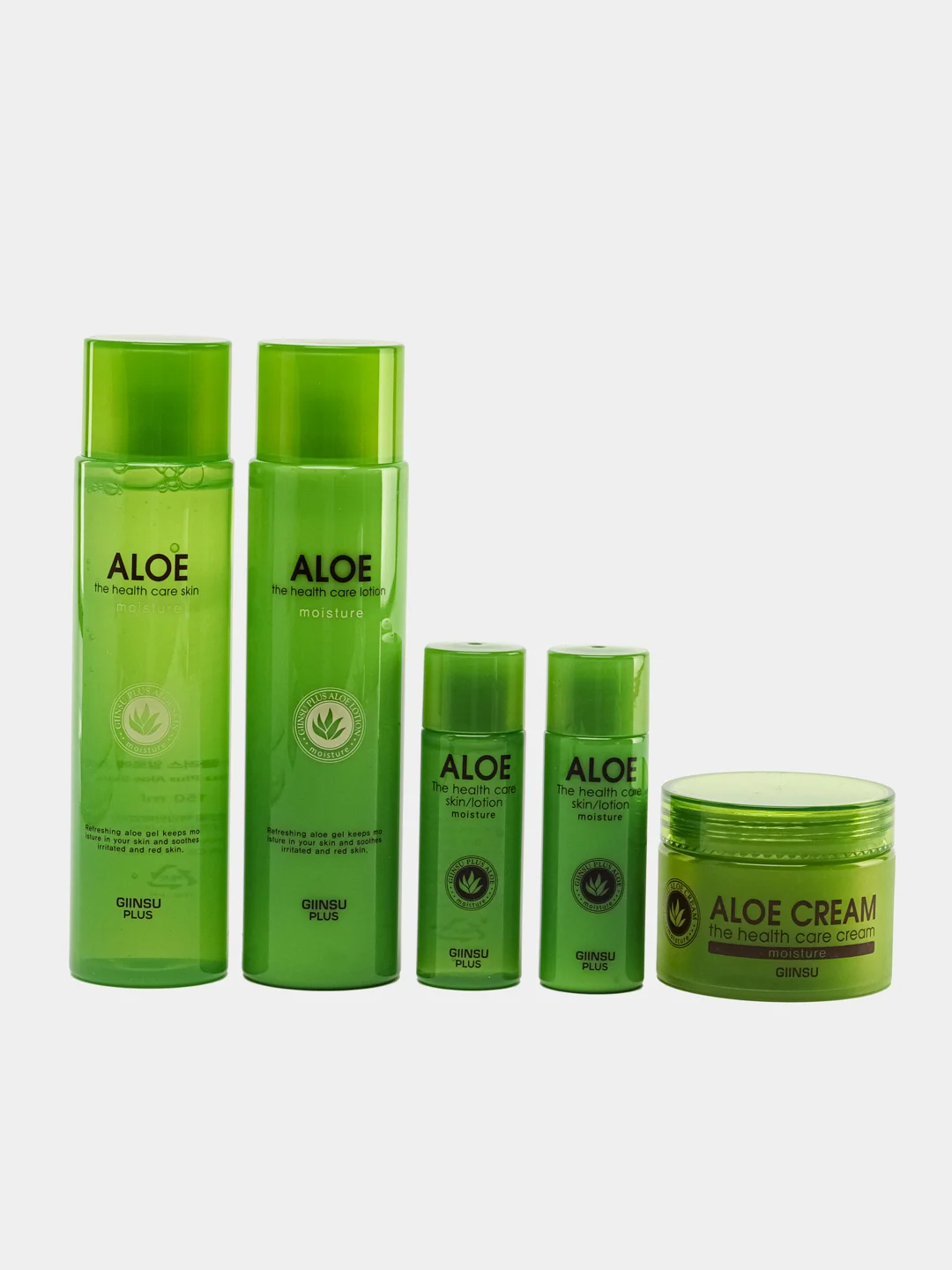 Набор для лица уходовый с алоэ, SKIN CARE 3 SET (ALOE), GIINSU, 150 мл*2/30 мл*2/50 г