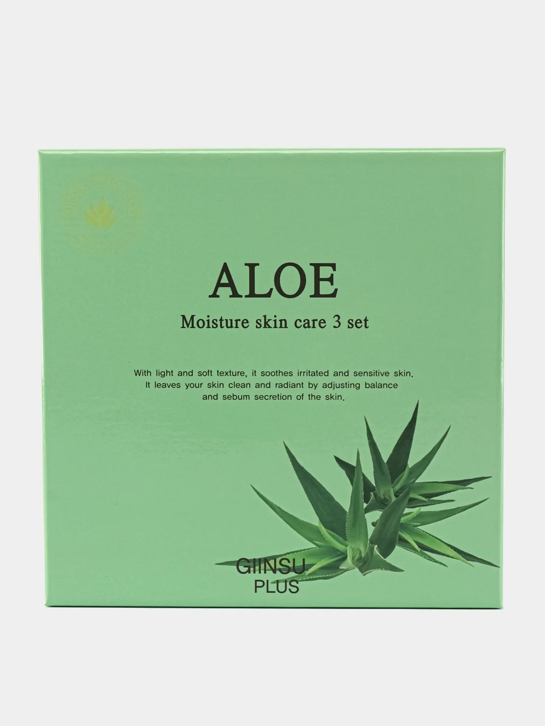 Набор для лица уходовый с алоэ, SKIN CARE 3 SET (ALOE), GIINSU, 150 мл*2/30 мл*2/50 г