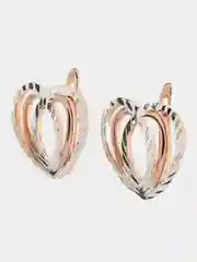Приглушённый хаки серьги из медицинского сплава