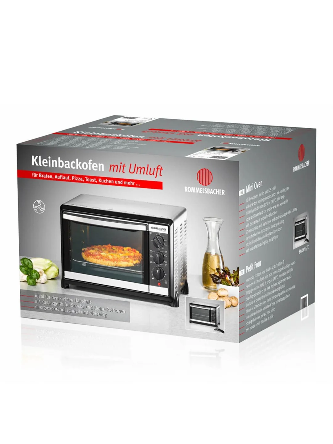 Мини печь Rommelsbacher BG 1055 / E