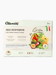 Эко-порошок для стирки концентрат OLIVETTI универсальный, натуральные ингредиенты, 3 кг