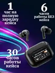 Наушники A9Pro беспроводные, с экраном