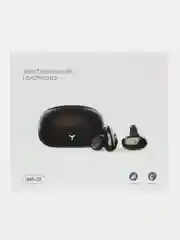 Черный беспроводные наушники с микрофоном для iPhone и Android