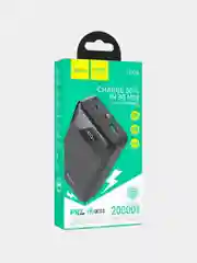 Черный повербанк Hoco J102/J102A 10000/20000 mAh с быстрой зарядкой 22.5W и цифровым дисплеем