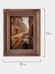 Рамка, фоторамка 13 х 18 см для фотографий, грамот, из мангового дерева, Brauberg, 391286