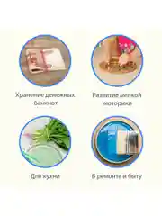 Резинки для денег канцелярские банковские диаметром 60 мм, Офисмаг 1000 г, цветные, 440090