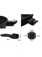 Ручка съемная к сковородкам всех размеров 18х3,5х3,5 см Elan Gallery Гармония вкуса