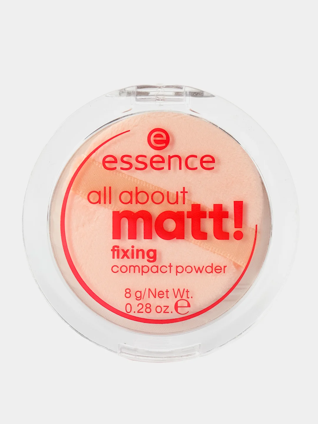 Белый матирующая белая пудра Essence all about matt Длительное удаление масла, контроль жирности