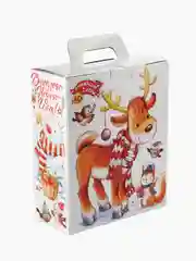Белый коробки новогодние для конфет самосборные