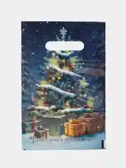 Индиго новогодний подарочный пакет, 1шт/3шт/5шт/10шт/15шт