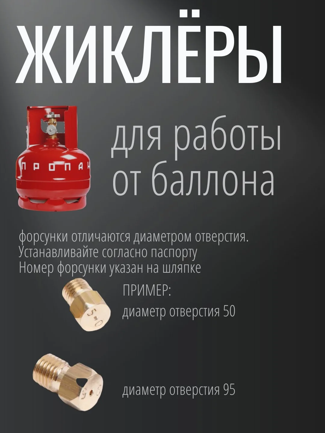 Сопла,форсунки,жиклеры для газовой плиты Лада на сжиженый газ