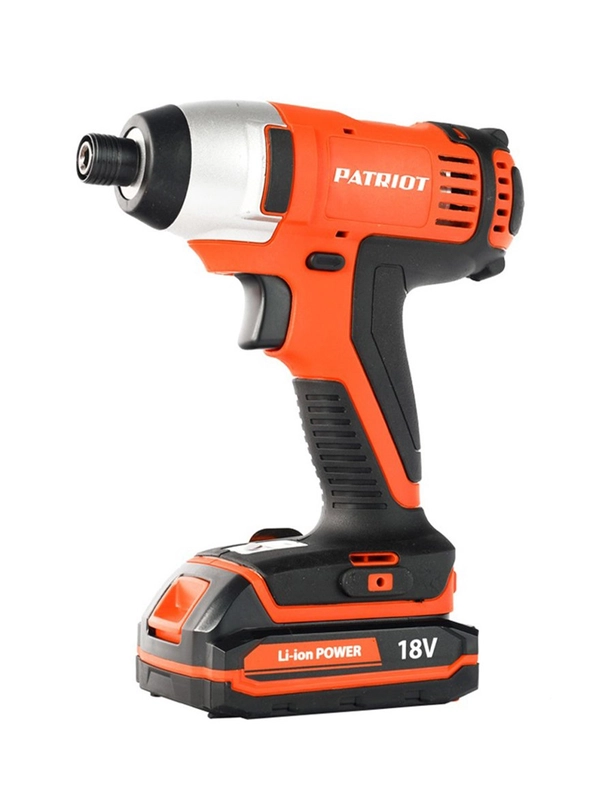 Винтоверт аккумуляторный Patriot BR 180UES-1/4, 18 В, 2 x 1,5 Ач Li-ion, ЗУ