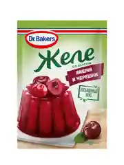 Желе Dr. Bakers, со вкусом вишни и черешни, 45 г