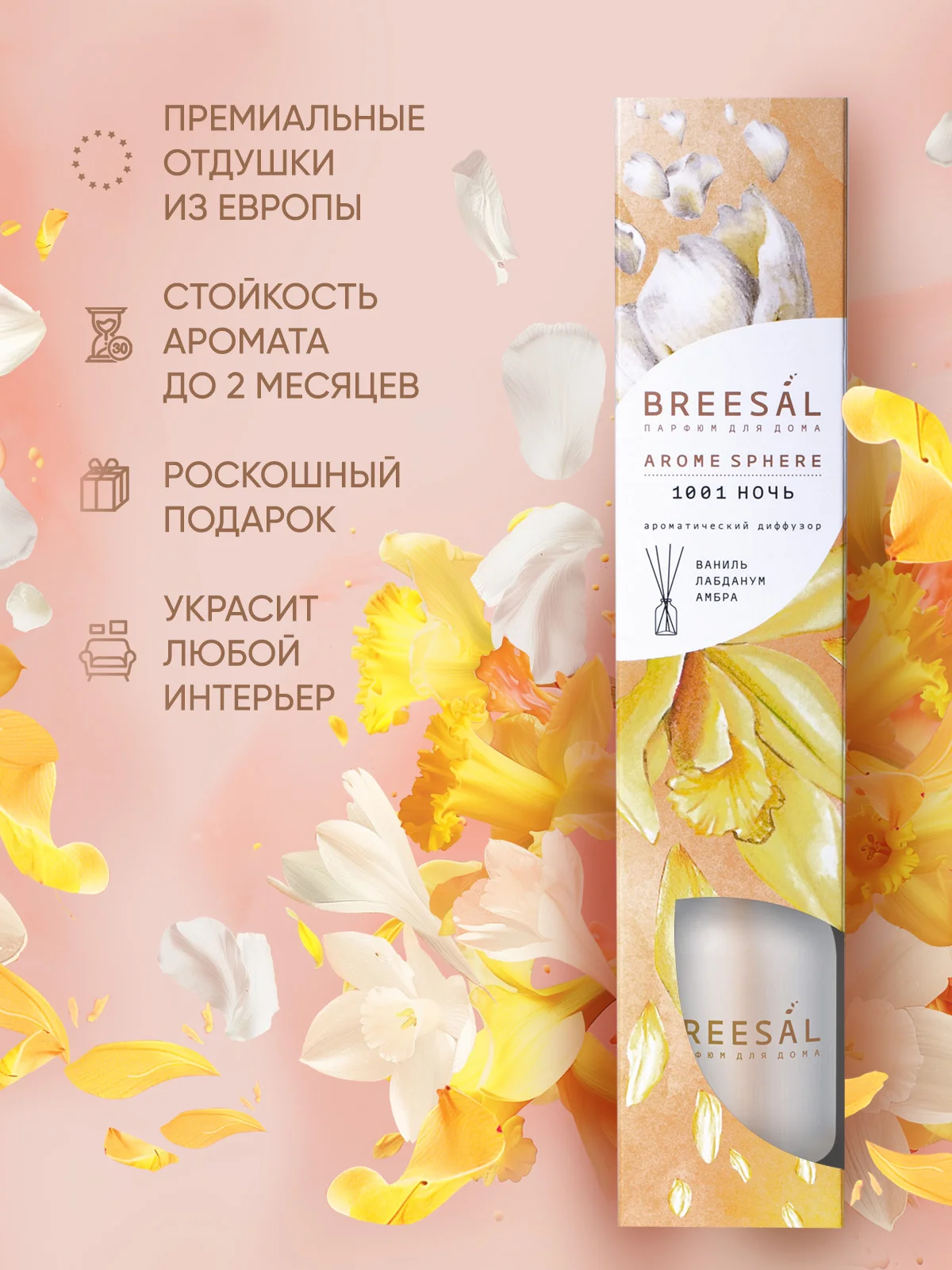 Ароматизатор для дома, диффузор ароматический, 2 шт