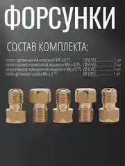 Жиклеры для плиты АРДО, Горение, Мора, Кайзер, Лысьва на сжиженный газ (от баллона)