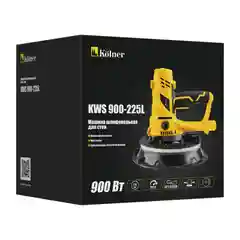 Машина шлиф. для стен и потолков, 225мм, Kolner KWS 900-225L, 900Вт, 1500-2600об/мин