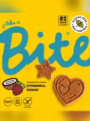Печенье Bite "Клубника-кокос" 115гр