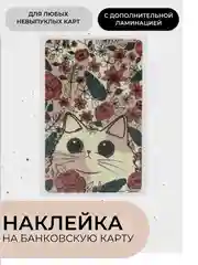 Коралловый меланж наклейки на банковскую карту с ламинацией, стикеры мем, аниме, k-pop, BTS