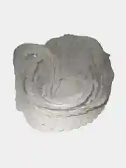 Белый пайетки на нитке (тесьма с пайетками)