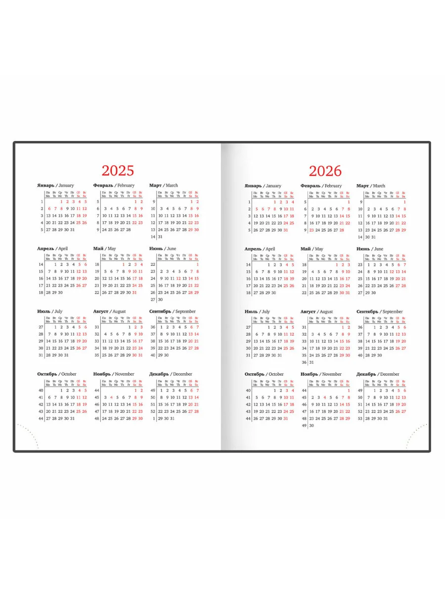 Ежедневник датированный 2025 Brauberg, планер планинг записная книжка А5, под кожу