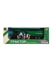 Игрушка Технодрайв ТРАКТОР С ПРИЦЕПОМ