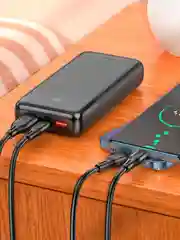 Повербанк Hoco J121A 20000 mAh с быстрой зарядкой 22.5W и цифровым дисплеем