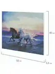 Картина стразами (алмазная мозаика) 40*50 см, Остров сокровищ "Бегущие по волнам"