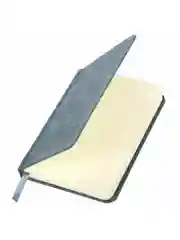 Ежедневник недатированный BRAUBERG Status, 100 х 150 мм, А6, под кожу, 160 л, серо-голубой