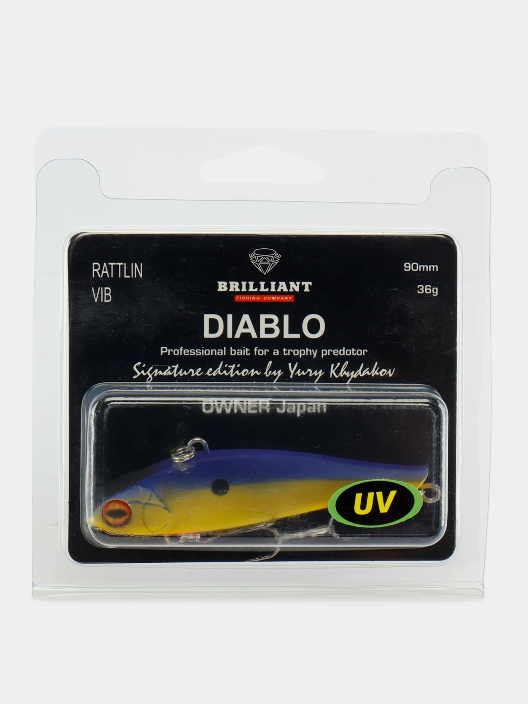 Бронзовый ратлин Brilliant Diablo Vib 90S mm, 36 г
