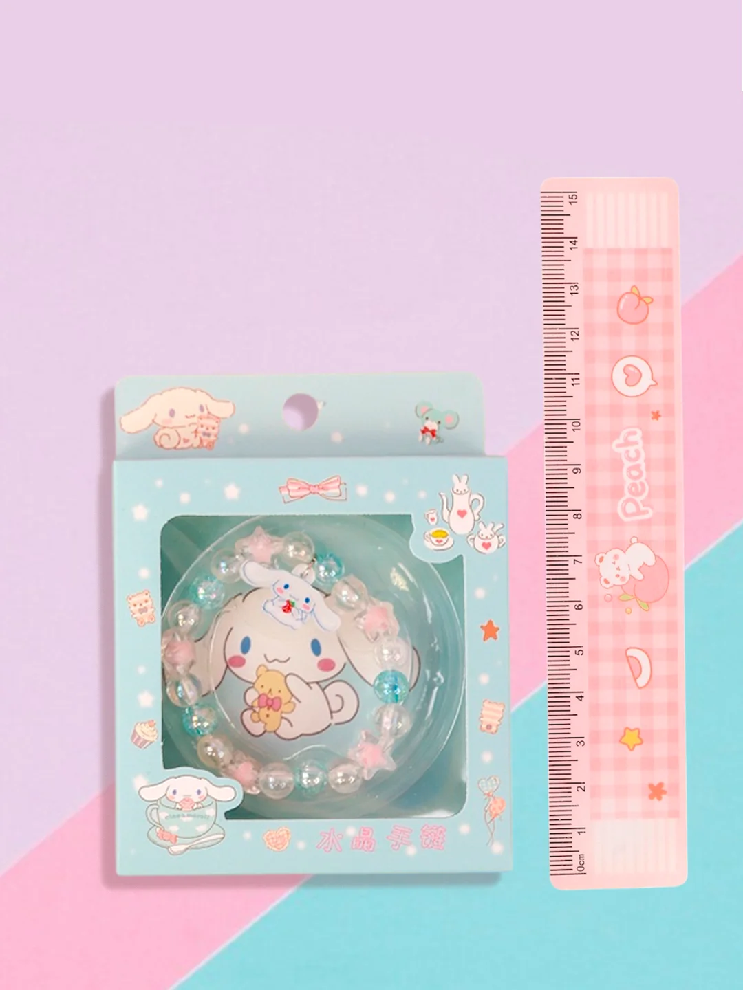 Голубой браслет Sanrio My Melody, Куроми, Мелоди, Синаморолл, Хелло Кити