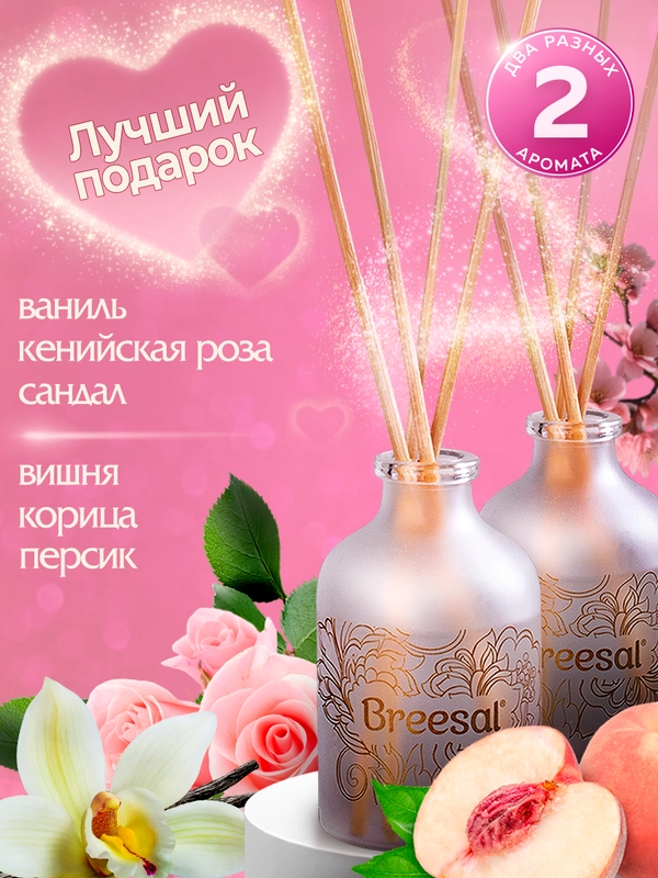 Ароматизатор для дома диффузор ароматический 2 шт