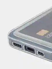 Молочный чехол для iPhone 15 Pro силиконовый BROSCORP матовый/ прозрачный/ с карманом, защита камер