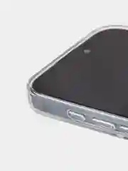 Молочный чехол для iPhone 15 Pro силиконовый BROSCORP матовый/ прозрачный/ с карманом, защита камер