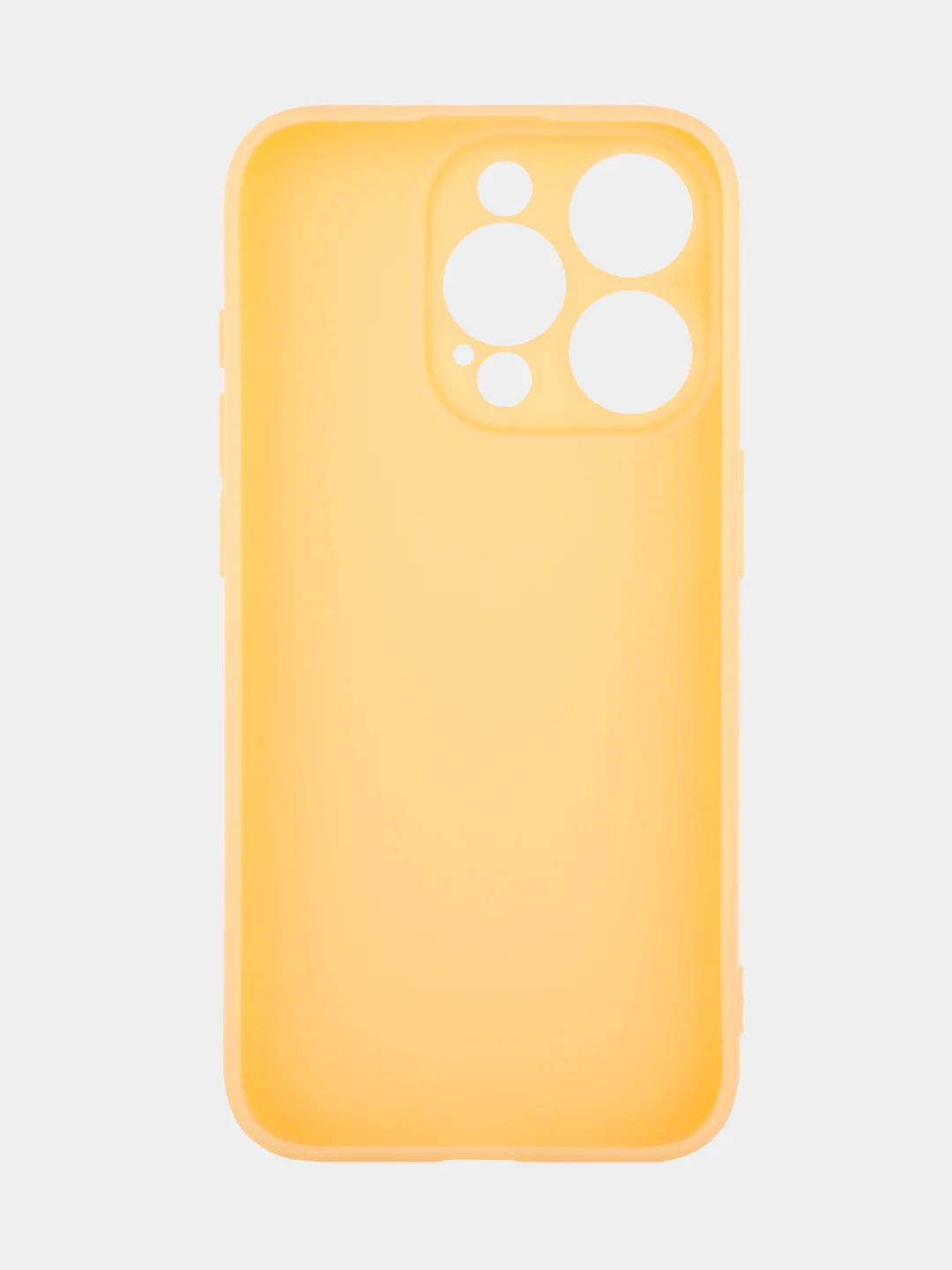 Манго чехол для iPhone 15 Pro силиконовый BROSCORP матовый/ прозрачный/ с карманом, защита камер