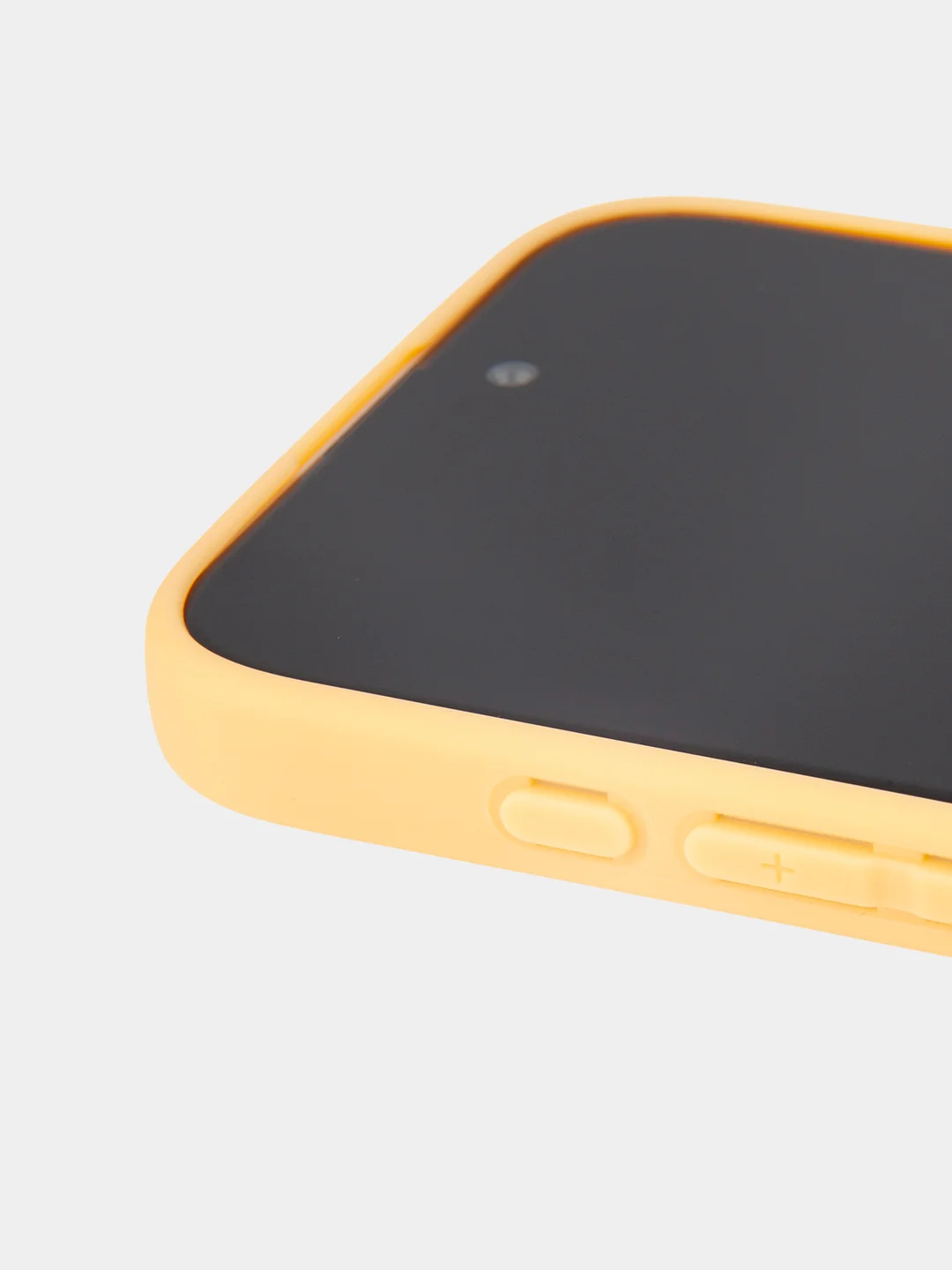 Манго чехол для iPhone 15 Pro силиконовый BROSCORP матовый/ прозрачный/ с карманом, защита камер