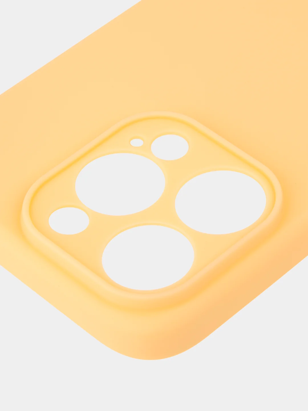 Манго чехол для iPhone 15 Pro силиконовый BROSCORP матовый/ прозрачный/ с карманом, защита камер