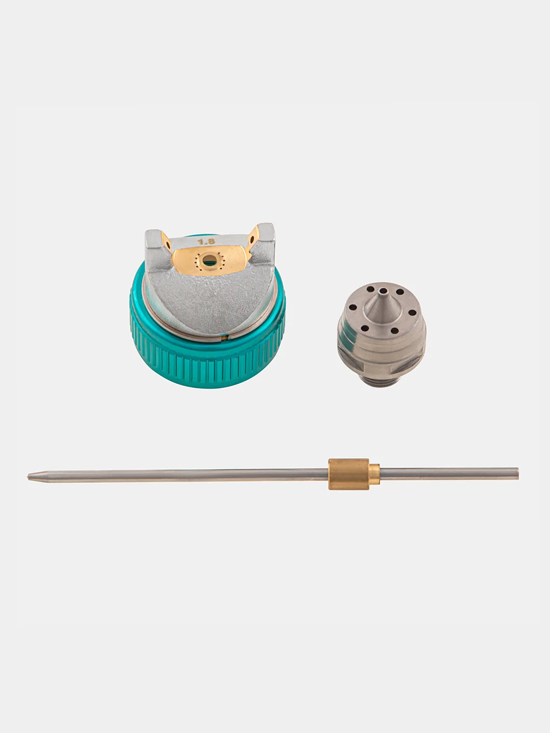 Краскораспылитель AG 801 HVLP, гравитационный, сопло 1.5 мм и 1.8 мм, STELS, 57360