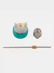 Краскораспылитель AG 801 HVLP, гравитационный, сопло 1.5 мм и 1.8 мм, STELS, 57360