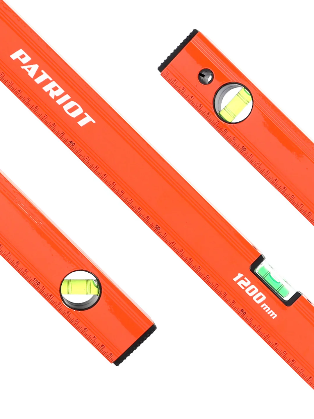 Уровень алюминиевый Patriot LCP-1200, 3 глазка, 1200 мм