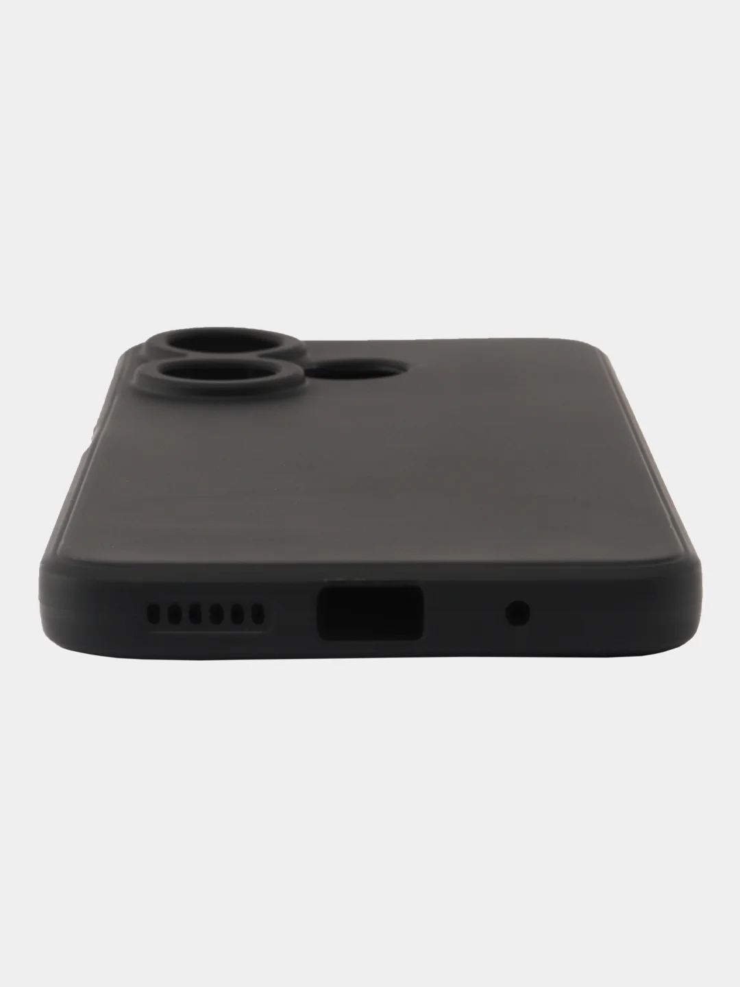 Черный чехол для Xiaomi Redmi 13 / POCO M6 (Сяоми Редми 13 / ПОКО М6), черный, прозрачный