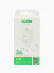 Блок питания с кабелем Gerlax, Type-C , Mirco Usb, 1 метр