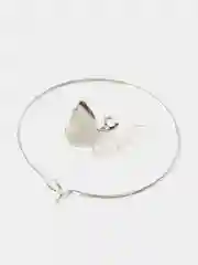 Серьги кольца с бабочками